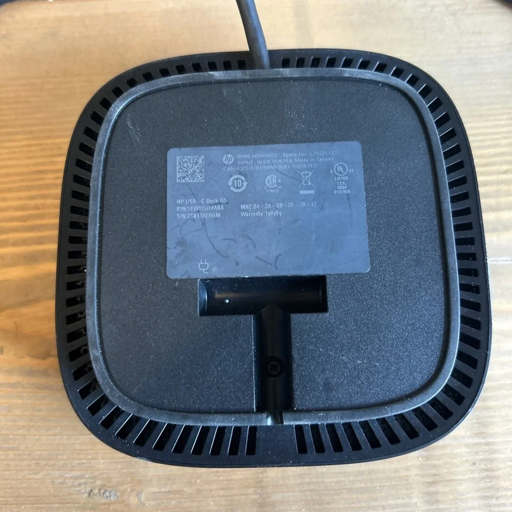 HP USB-C Dock‎ G5 (HSN-IX02) Dual DisplayPort, HDMI USB-C Docking Station
